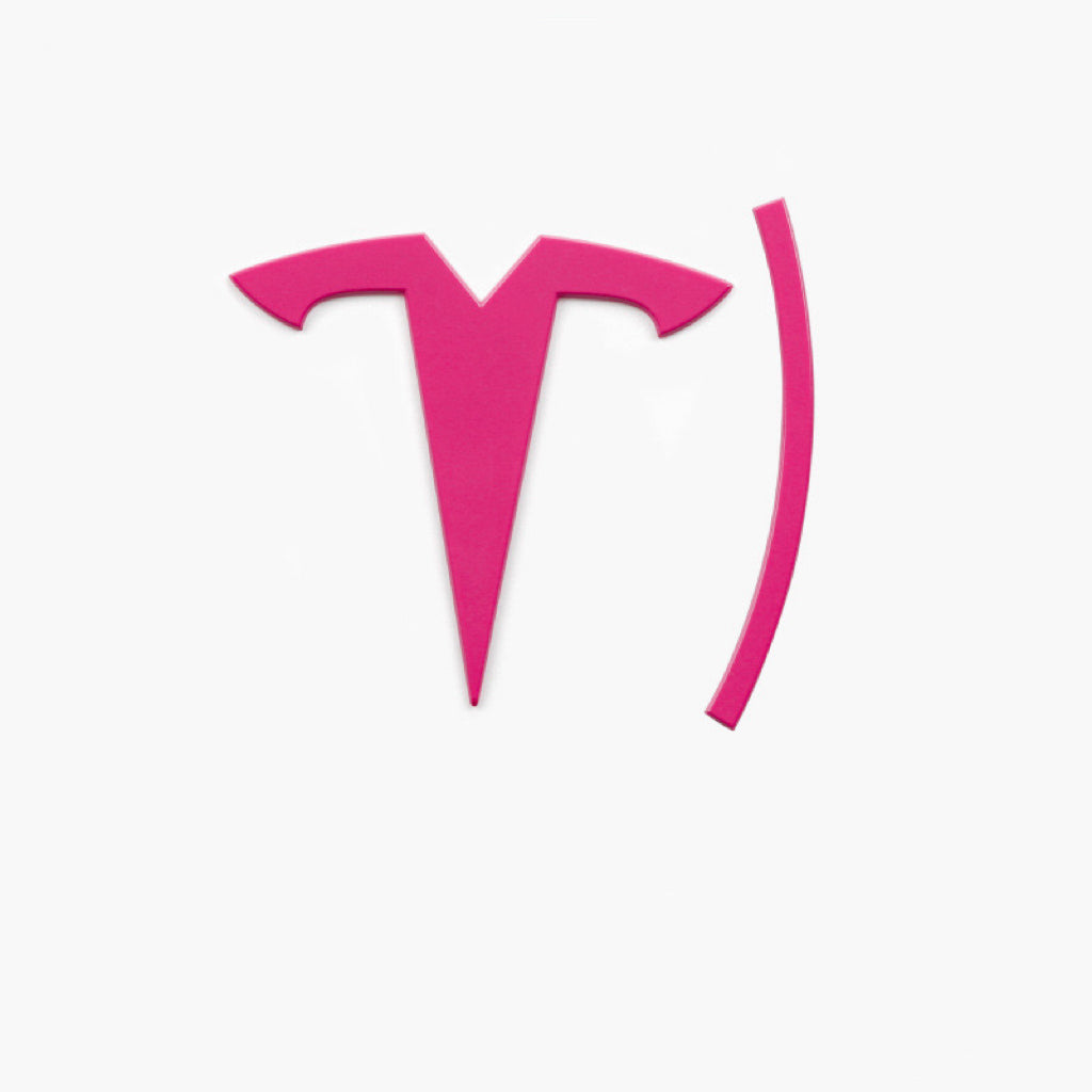 Beet Purple Car Badge For Tesla Model 3/Y (1 set)-first