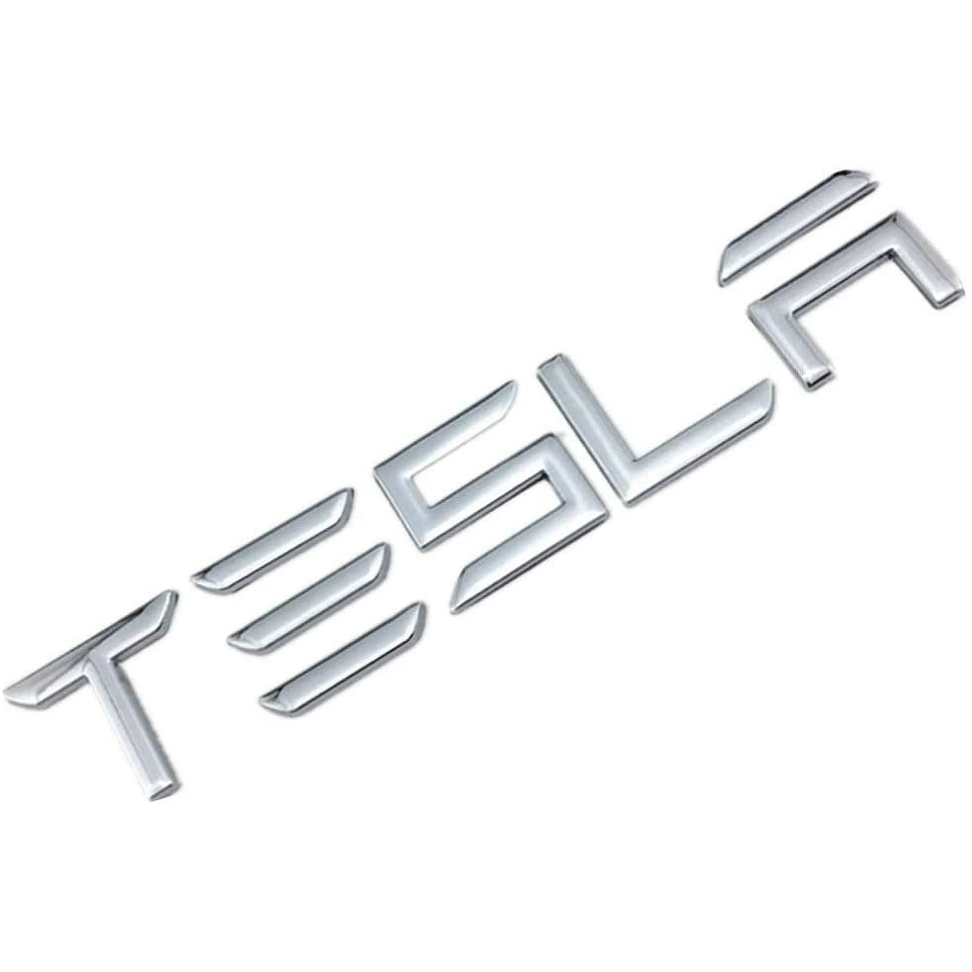 Tesla and SpaceX Letter Badge for Tesla-first