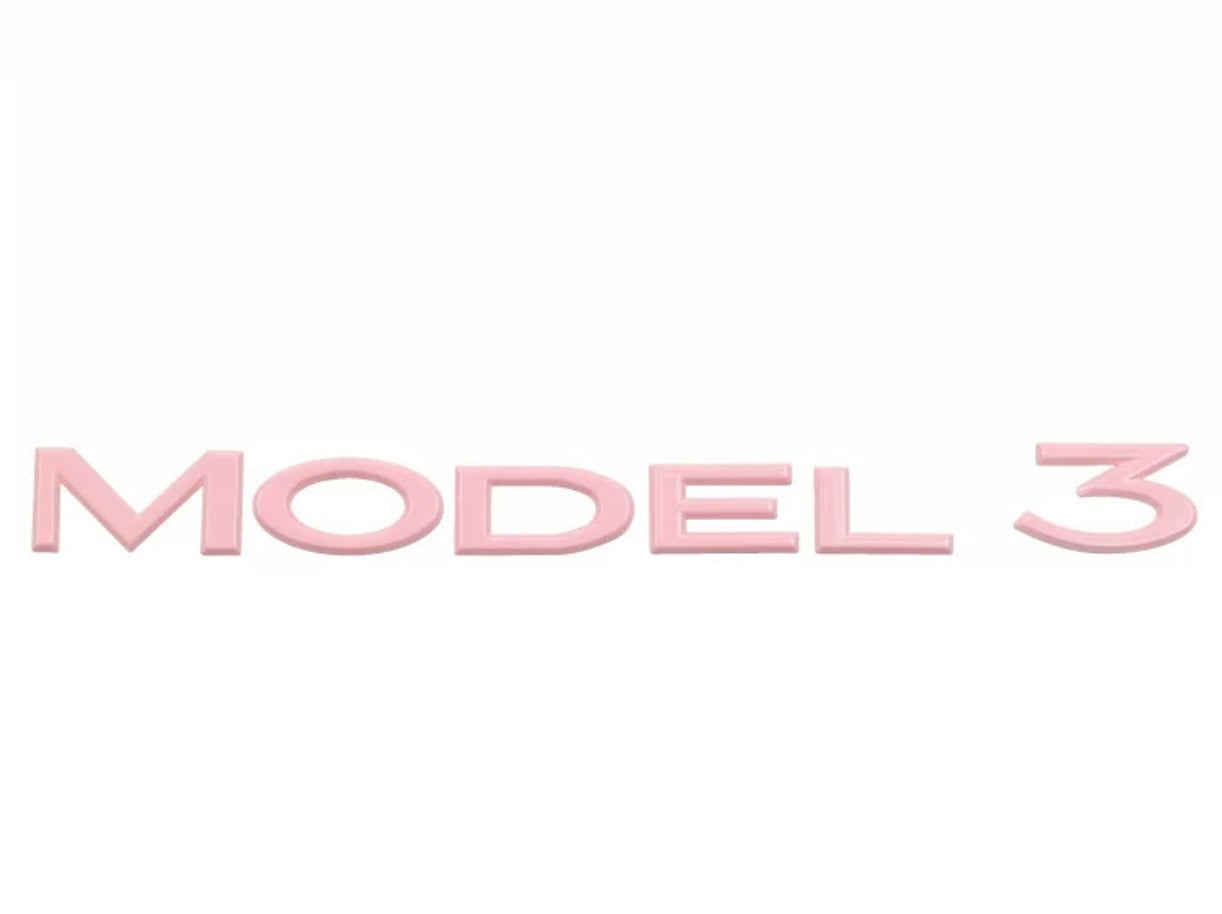 Pnik Car Model Badge For Tesla Model 3/Y